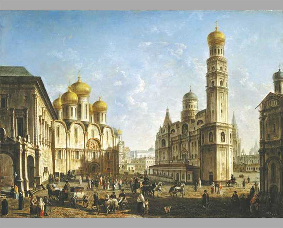 2 Соборная площадь в Московском Кремле
