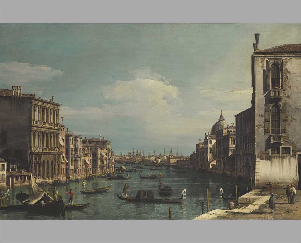 18 Венеция, вид на Гранд канал из Кампо Ди Сан Вио