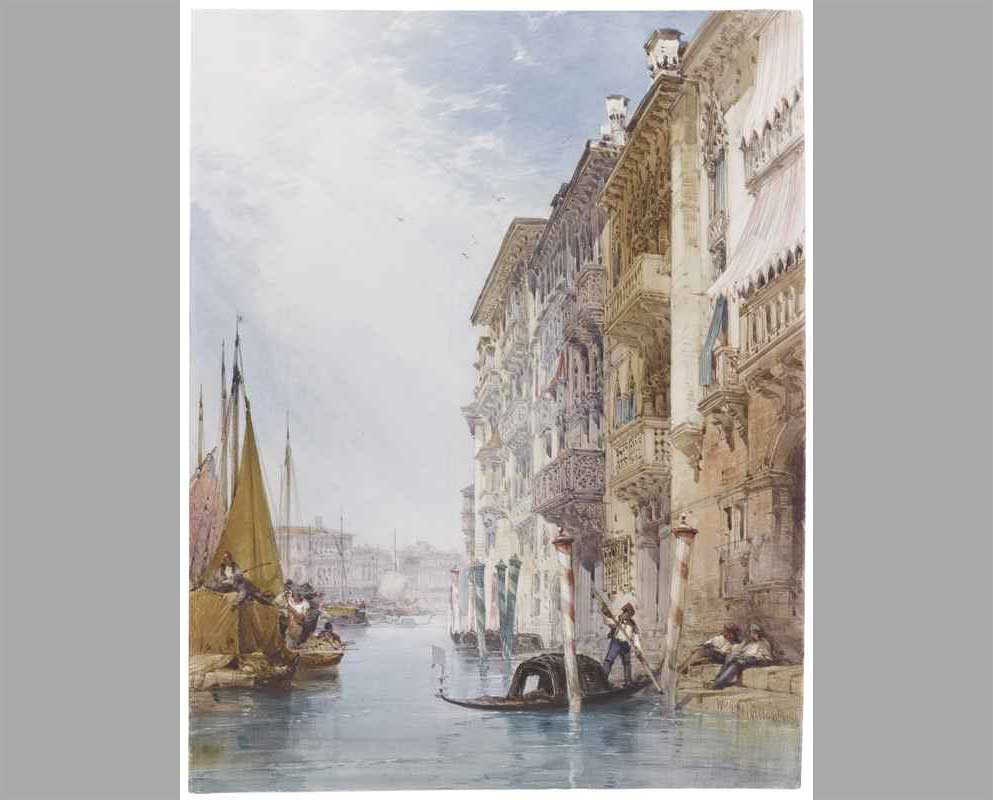 Гондола на Гранд канале, Венеция