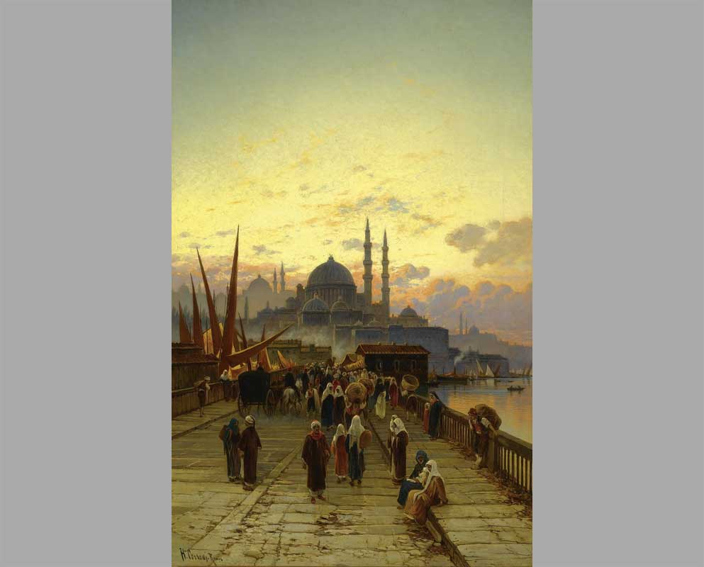 13 Галатский мост, Константинополь