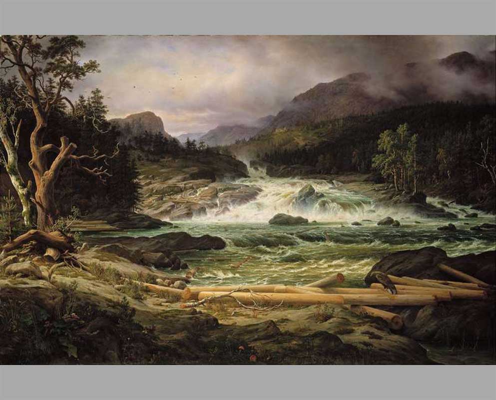9 Водопад Лабро в Конгсберге