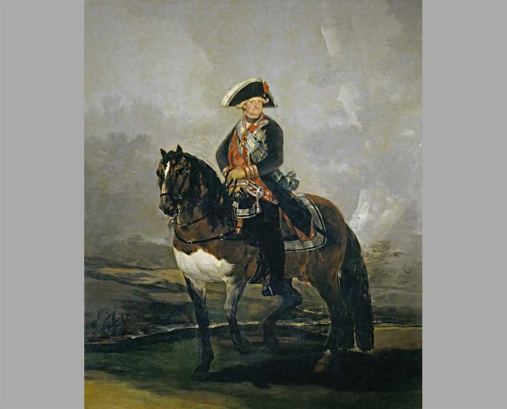 5 Карлос IV верхом на лошади