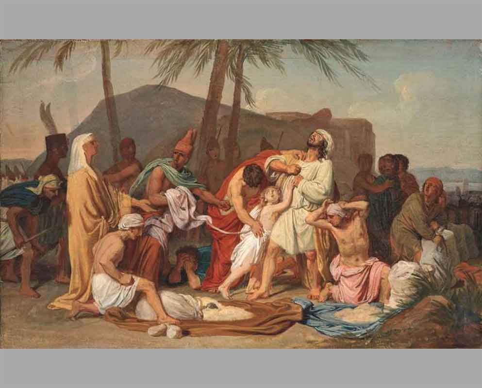 10 Братья Иосифа находят чашу в мешке Вениамина