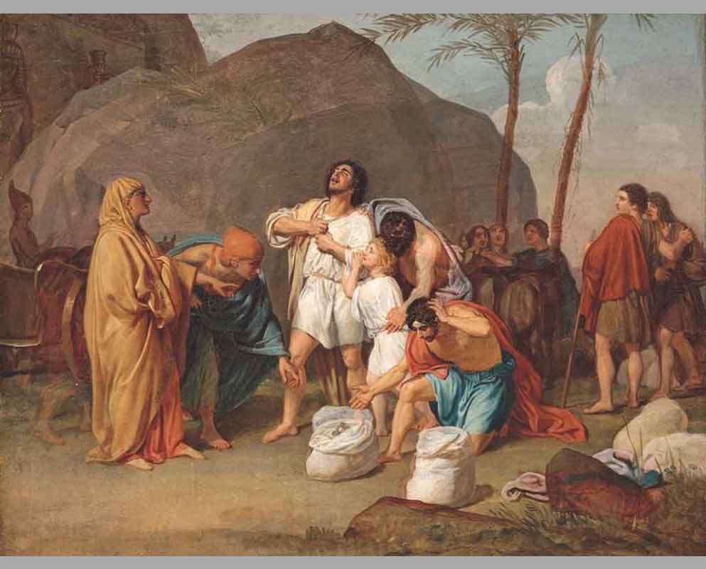 11 Братья Иосифа находят чашу в мешке Вениамина 2