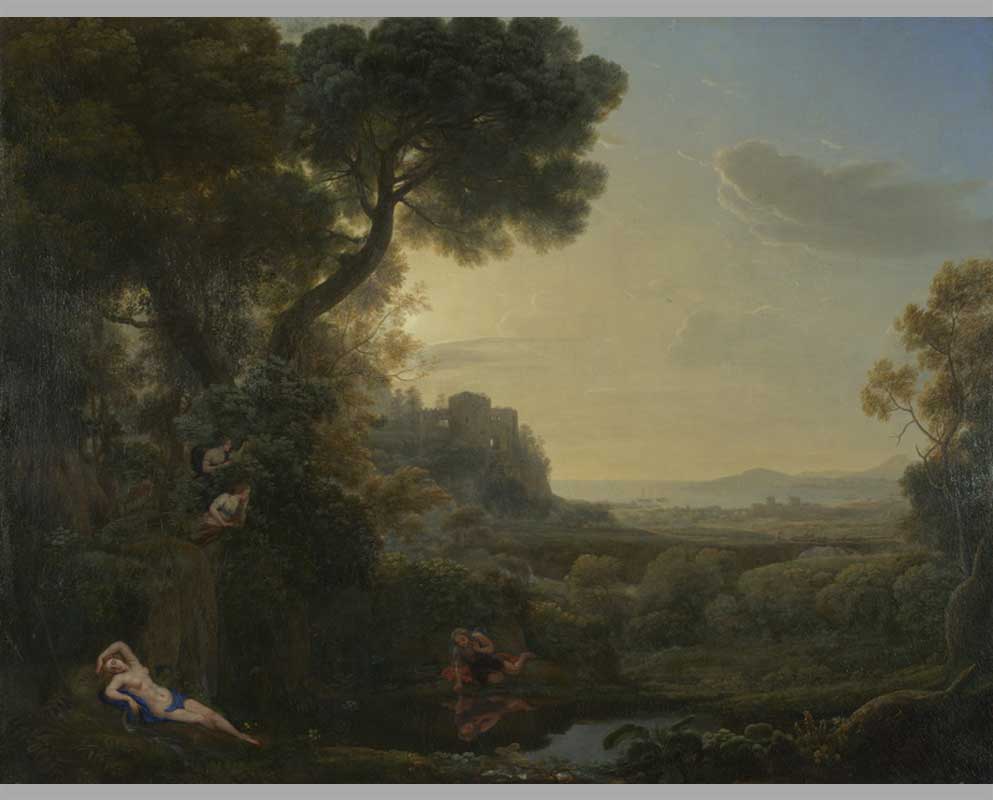 8 Пейзаж с Нарциссом и Эхо