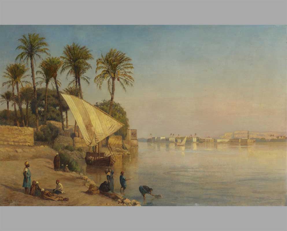 2 Вид на Нил недалеко от Каира