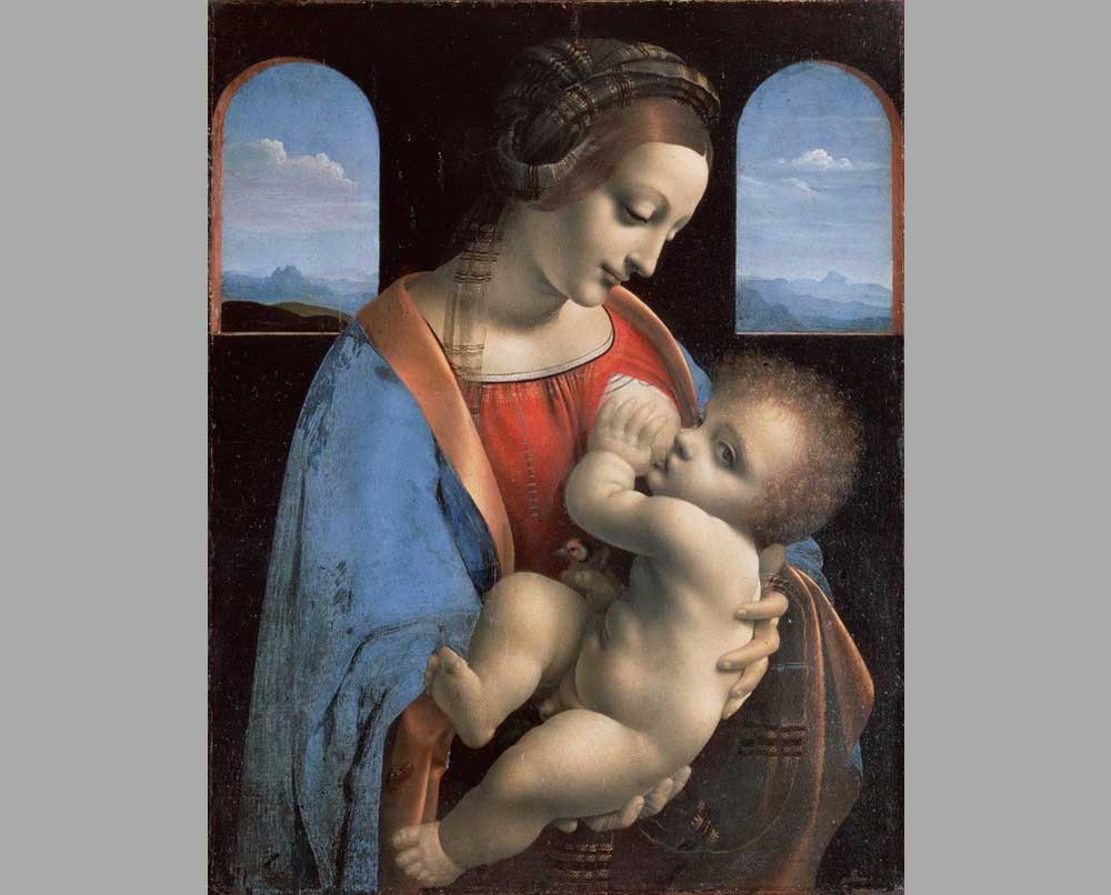 17 Леонардо да Винчи Мадонна с младенцем
