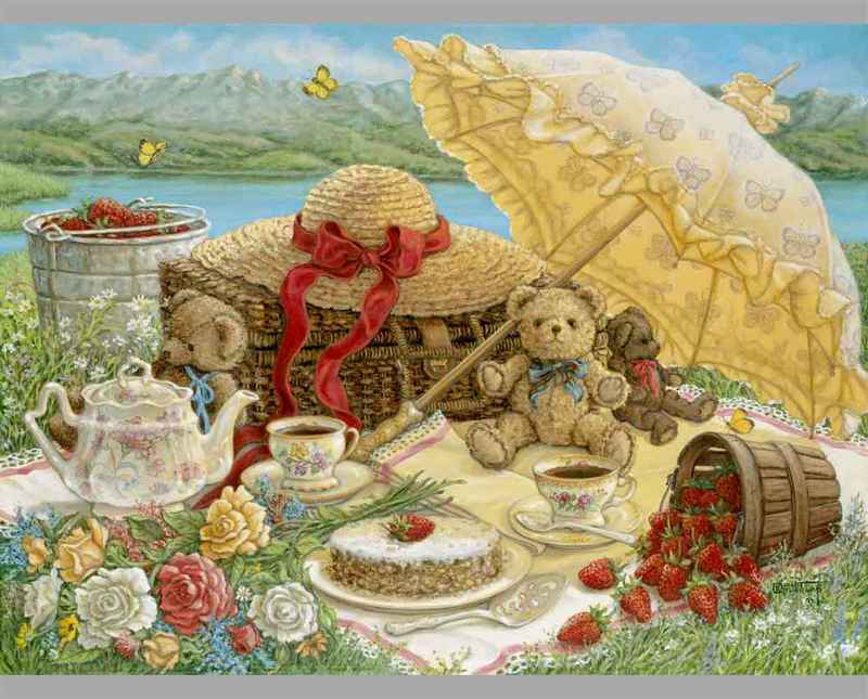 5 Джанет Крускамп Милые медвежата на пикнике