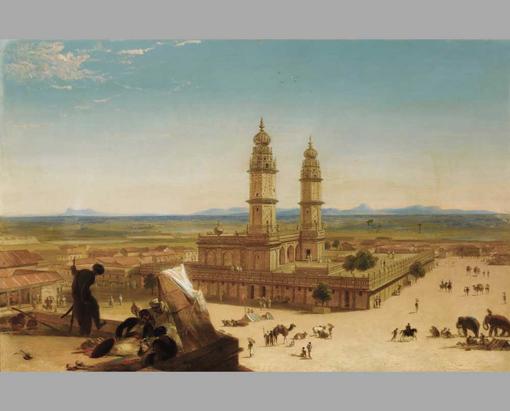 168 Альберто Пасини Восточный пейзаж с мечетью