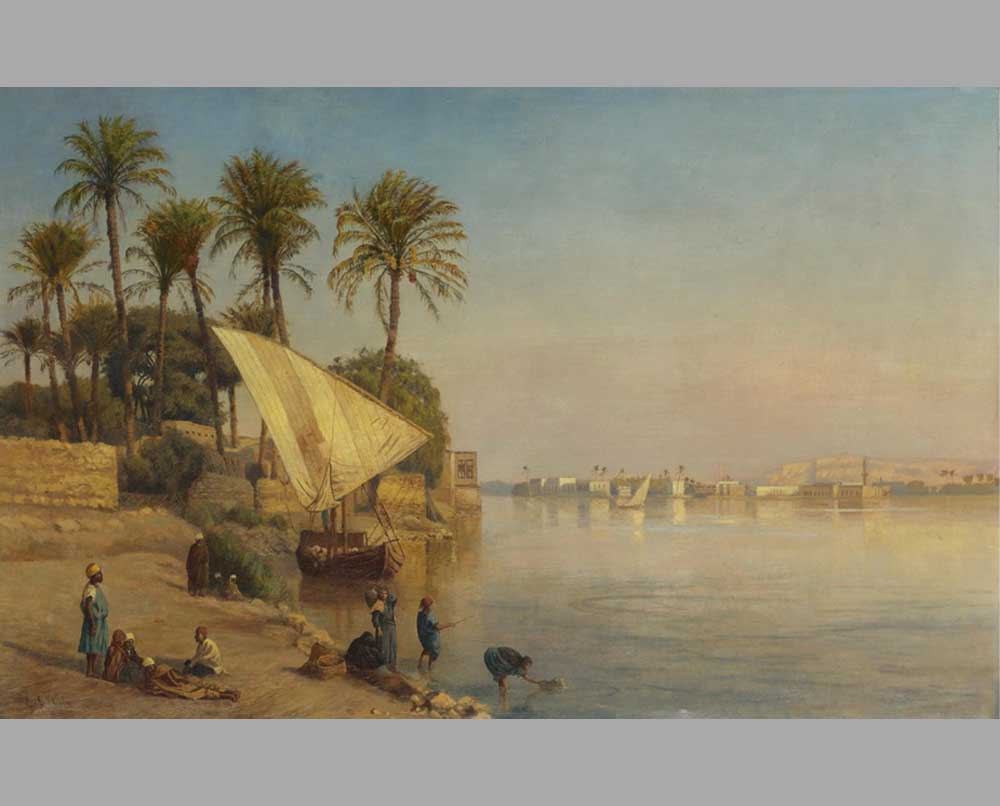 281 Эдвин Уикс Вид на Нил возле Каира