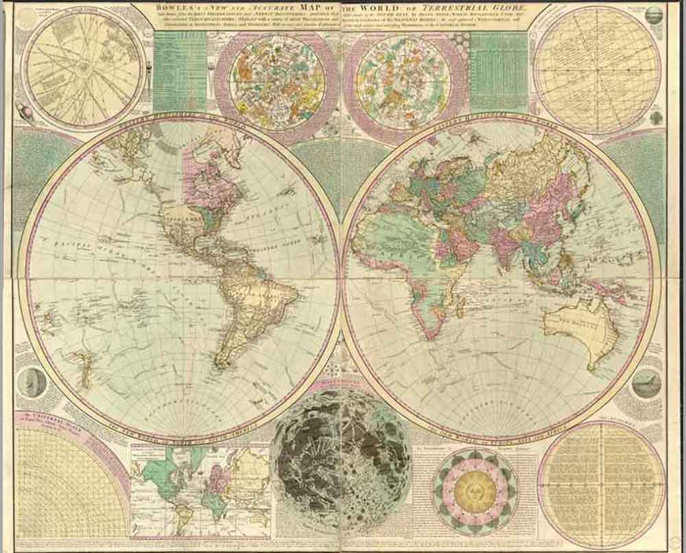 23 Старинная карта мира 11