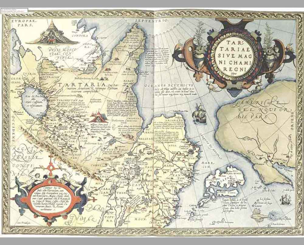 34 Старинная карта Сибири