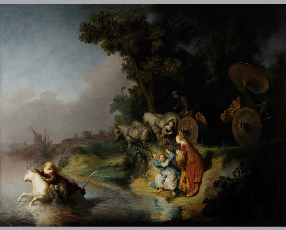 47 Рембрандт ван Рейн Похищение Европы
