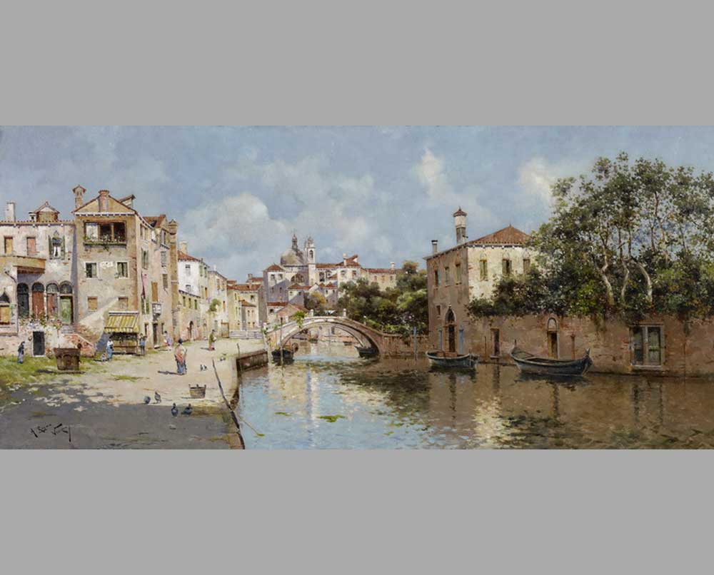 142 Антонио Манеско Венецианский канал